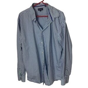 jack maverick dress shirts NWT Jack Maverick Blue Fulton Slim Fit Button Down Dress Shirt Men's L
